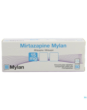 Mirtazapine viatris 15mg comp 50