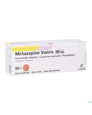 Mirtazapine viatris 30mg comp 50