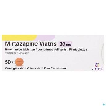 Mirtazapine viatris 30mg comp 50