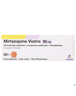 Mirtazapine viatris 30mg comp 50