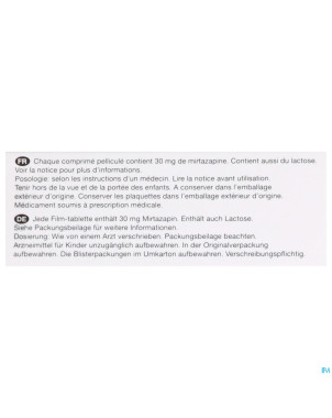 Mirtazapine viatris 30mg comp 50