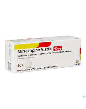 Mirtazapine viatris 45mg comp 30