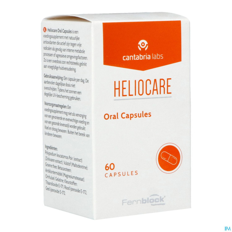 Heliocare oral  pot caps 60