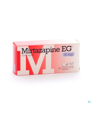 Mirtazapine eg 30mg comp pell  60x30mg