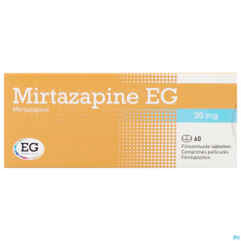 Mirtazapine eg 30mg comp pell  60x30mg
