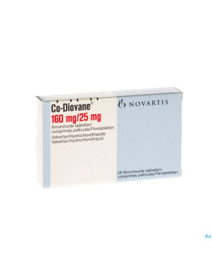 Co diovane comp 28 x 160 mg/25,0 mg