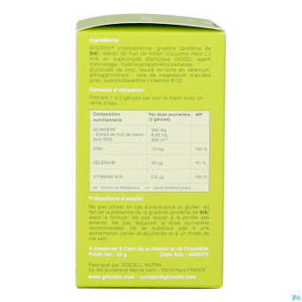 Glisodine blister    caps 3x20