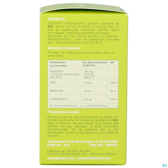 Glisodine blister    caps 3x20