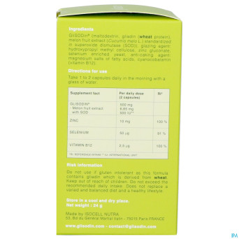 Glisodine blister    caps 3x20