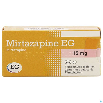 Mirtazapine eg 15mg comp pell  60x15mg
