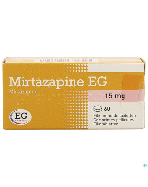 Mirtazapine eg 15mg comp pell  60x15mg