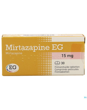 Mirtazapine eg 15mg comp pell  30x15mg