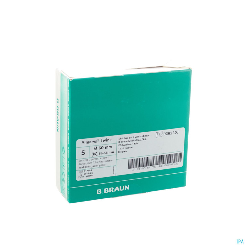 Almarys twin plus plaques mxt 50mm 5 036050j