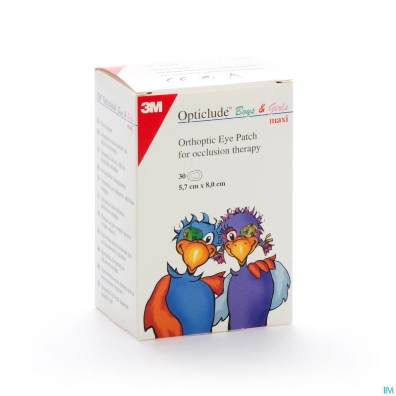 Opticlude 3m boys&girls maxi pans ocul.  30 2539pe