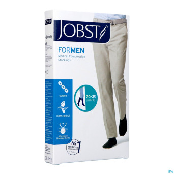 Jobst for men c2 20-30 adh noir    m 1p 7525804