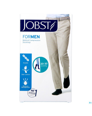 Jobst for men c2 20-30 adh noir    m 1p 7525804