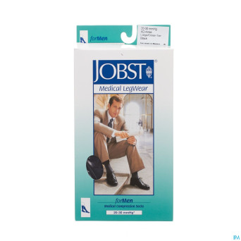 Jobst for men c2 20-30 adh noir    l 1p 7525901