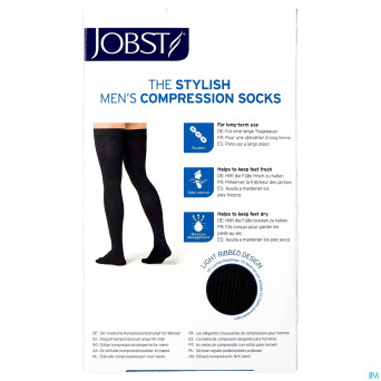 Jobst for men c2 20-30 agh noir    l 1p 7526300