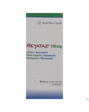 Reyataz caps 60 x 150 mg