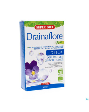 Superdiet drainaflore bio    amp 20x15ml