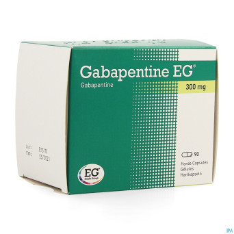 Gabapentine eg 300mg caps  90 x 300 mg