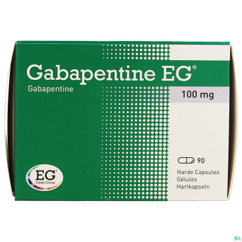 Gabapentine eg 100mg caps  90 x 100 mg