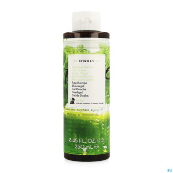 Korres kb gel douche basilic citron    250ml