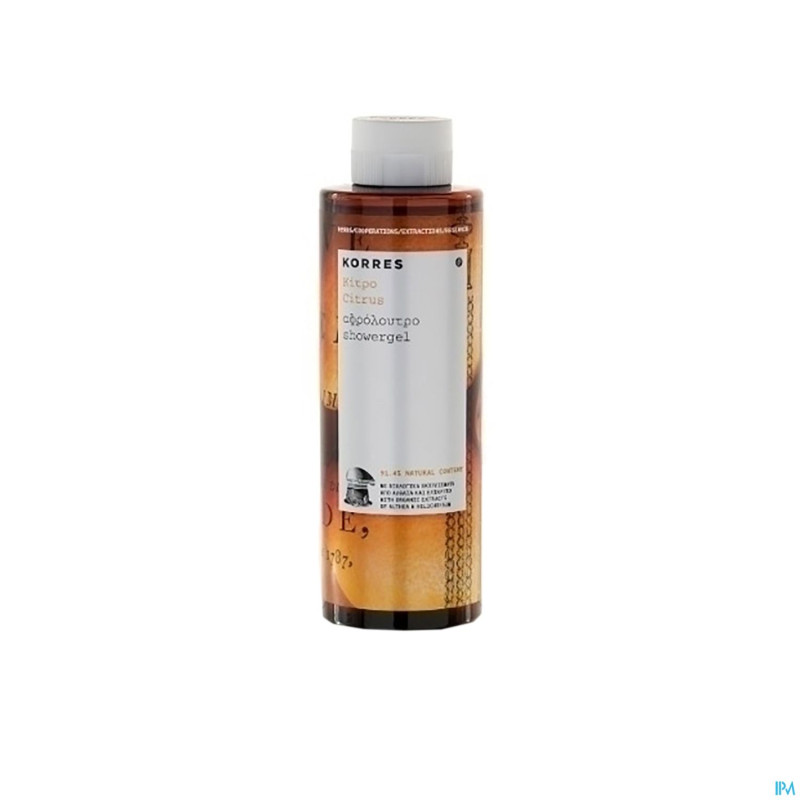 Korres kb gel douche citrus    250ml