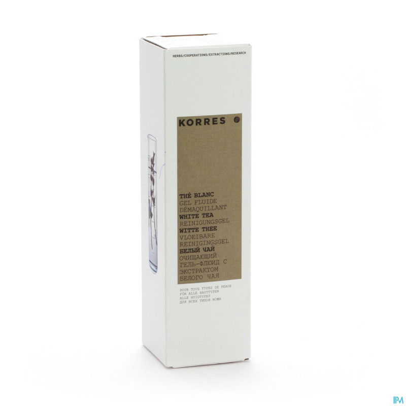 Korres kf gel nettoyant the blanc    200ml