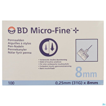 Bd microfine+ aig. stylo tw 8,0mm 31g   100 320792