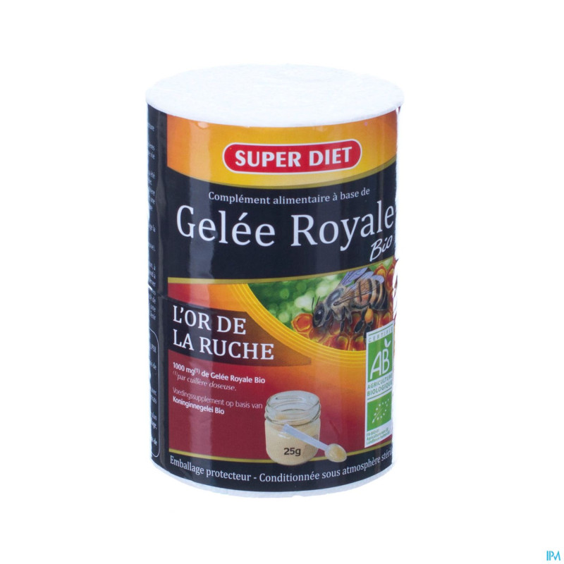 Superdiet gelee royale bio pot 25g