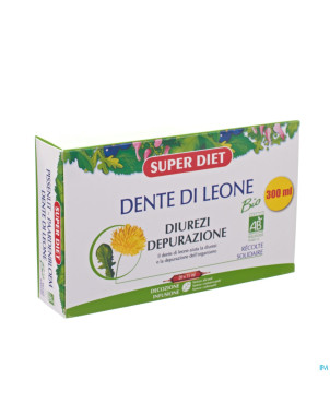 Superdiet pissenlit bio    amp 20x15ml