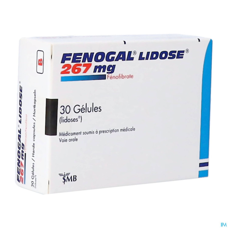 Fenogal lidose caps 30 x 267 mg