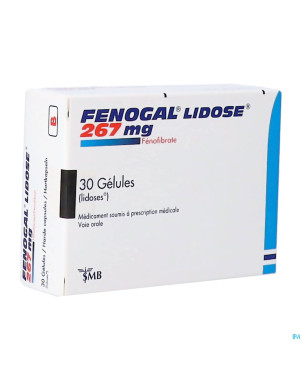 Fenogal lidose caps 30 x 267 mg