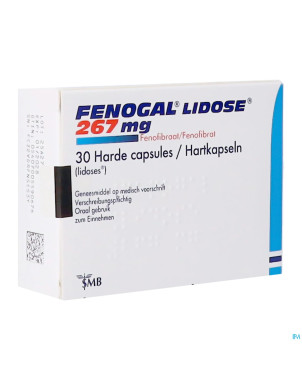 Fenogal lidose caps 30 x 267 mg