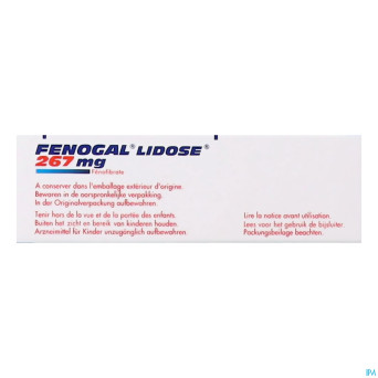 Fenogal lidose caps 30 x 267 mg