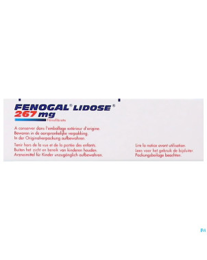 Fenogal lidose caps 30 x 267 mg