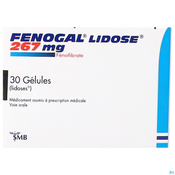 Fenogal lidose caps 30 x 267 mg