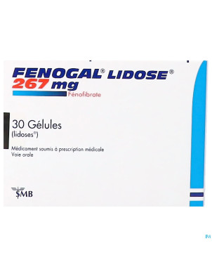 Fenogal lidose caps 30 x 267 mg