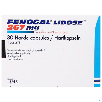 Fenogal lidose caps 30 x 267 mg