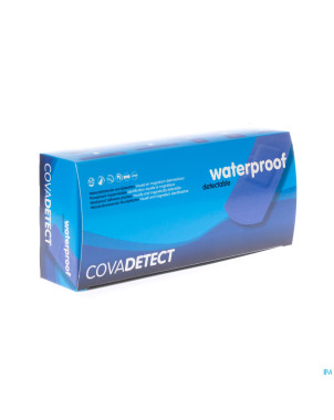 Cova pans bleu detectable  38x38mm wtp  100  3838w