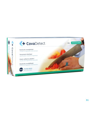 Cova pans bleu detectable   3x12cm text 100 30120t