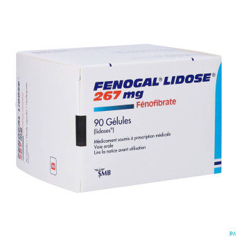 Fenogal lidose caps 90 x 267 mg