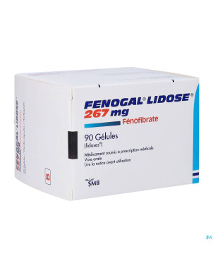 Fenogal lidose caps 90 x 267 mg