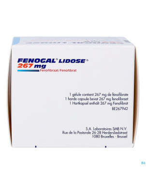 Fenogal lidose caps 90 x 267 mg