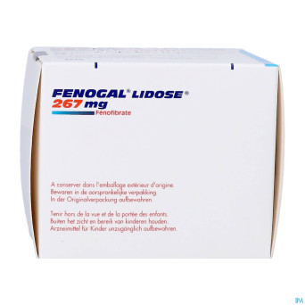 Fenogal lidose caps 90 x 267 mg