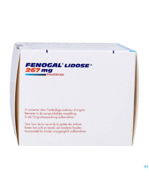 Fenogal lidose caps 90 x 267 mg