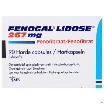 Fenogal lidose caps 90 x 267 mg