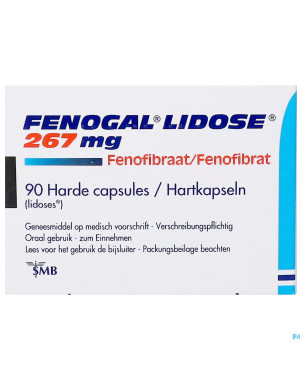 Fenogal lidose caps 90 x 267 mg