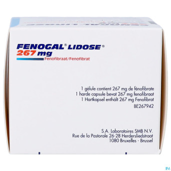 Fenogal lidose caps 90 x 267 mg